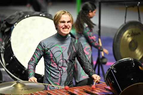Summit HS Indoor Percussion performing