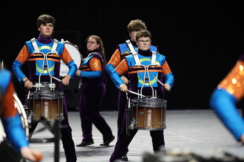 Grayson County Indoor Percussion  performing