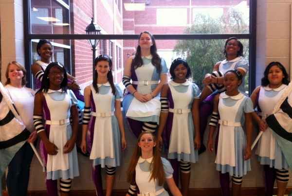 Shades Valley JV Winter Guard photo