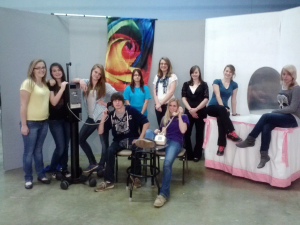 Waverly McEwen HS combined Winter Guard photo