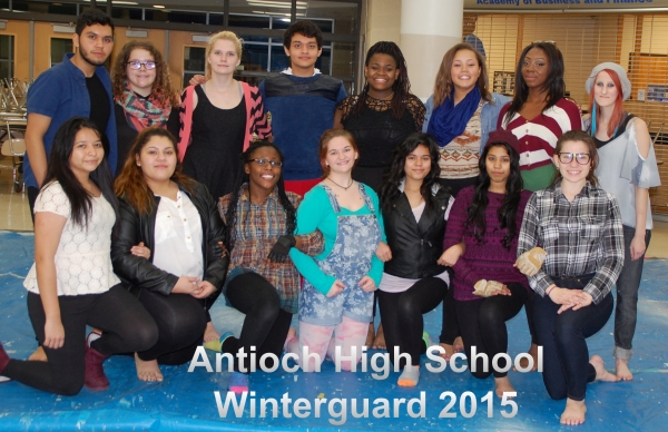Antioch HS Winter Guard photo