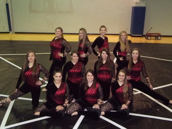 Waverly McEwen HS combined Winter Guard photo
