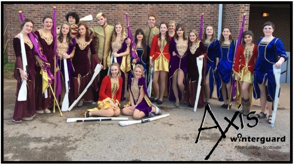 Allen Co-Scottsville HS Axis Winter Guard photo