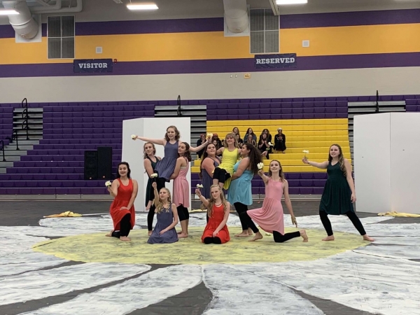 Macon County HS Winter Guard photo