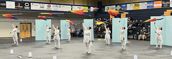Waverly McEwen HS combined Winter Guard photo